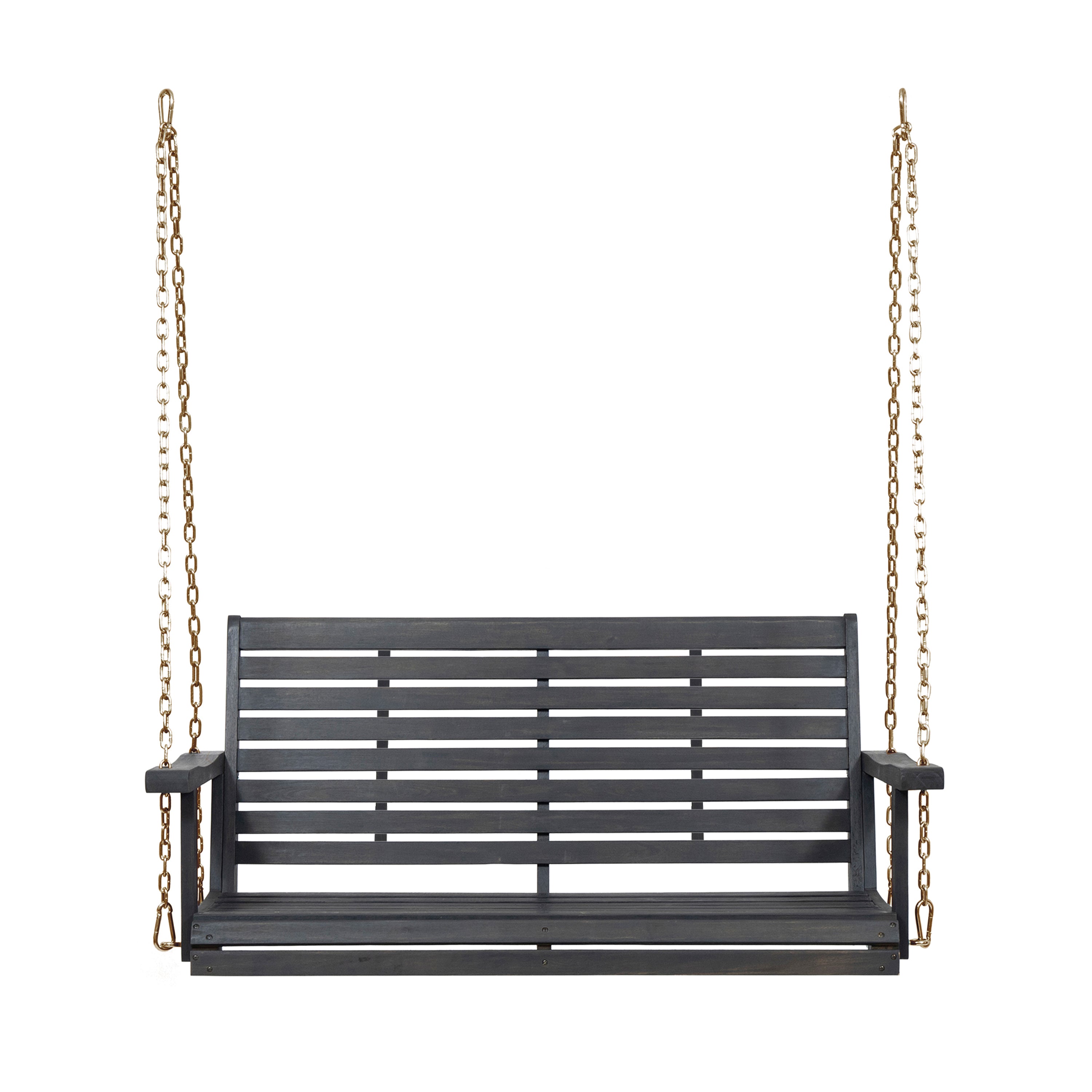 Viola Outdoor Aacia Wood Porch Swing