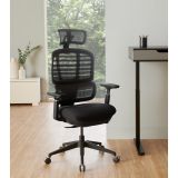 WorkPro Momentum Ergonomic Mesh Active High-Back Chair， Black， BIFMA Certified