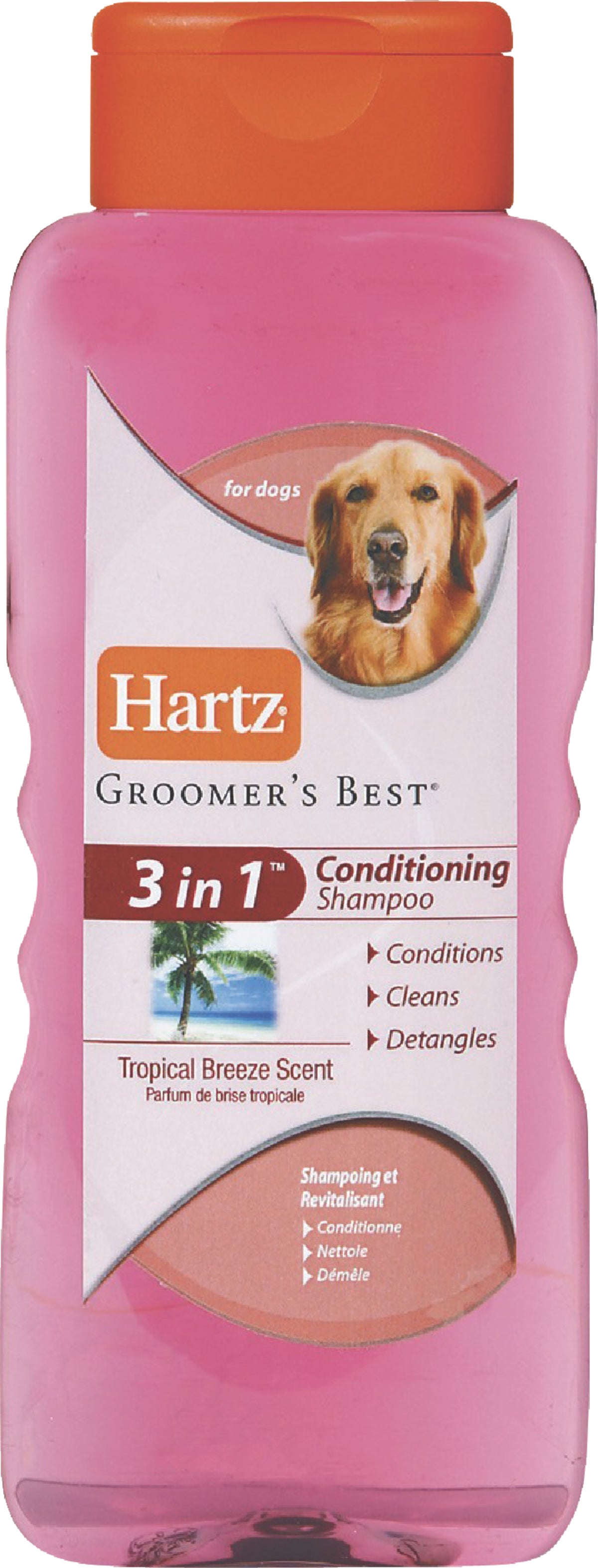 Hartz Groomerand#039s Best 3-In-1 Dog Conditioning Shampoo 18 Oz.