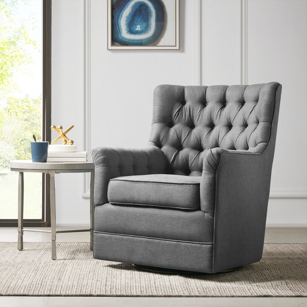 Madison Park Rae 360 degree Swivel Glider Chair