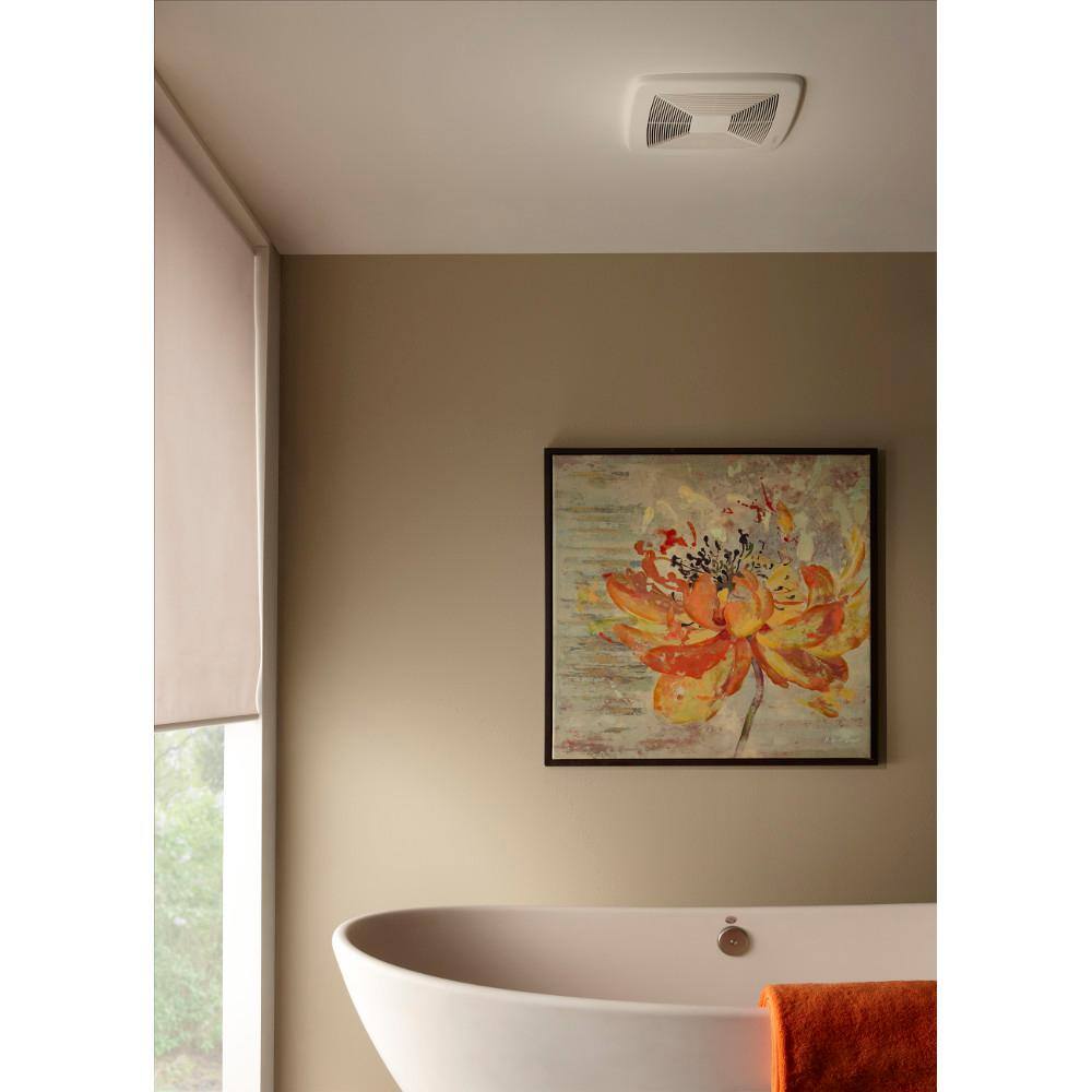 Broan-NuTone ULTRA GREEN ZB Series 80 CFM Multi-Speed Ceiling Bathroom Exhaust Fan ENERGY STAR* ZB80