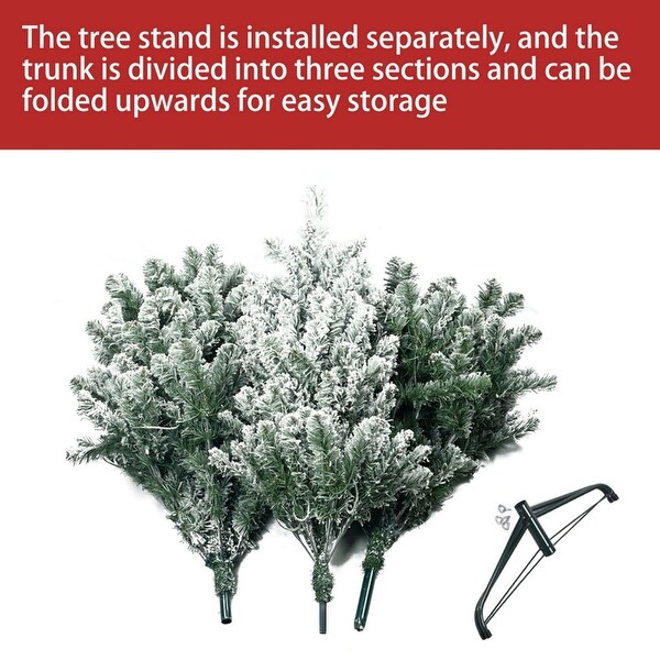 6/7/7.5/8/9 Feet PVC Memory Wire Christmas Tree