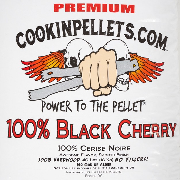 Cookinpellets 40lb Black Cherry Grill Smoker Hardwood Wood Pellets 2 Pack