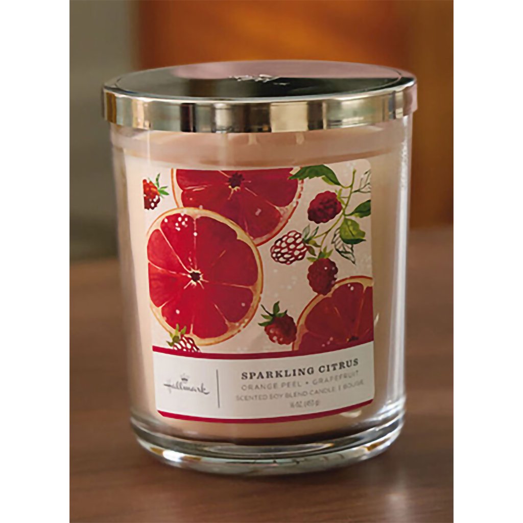 Hallmark   Sparkling Citrus 3-Wick Jar Candle, 16 oz.