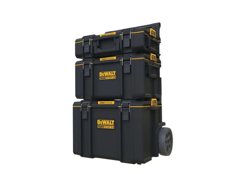 DEWALT TOUGHSYSTEM 2.0 Small Tool Box with Bonus 22 in. Medium Tool Box and 24 in. Mobile Tool Box (3-Piece Set)