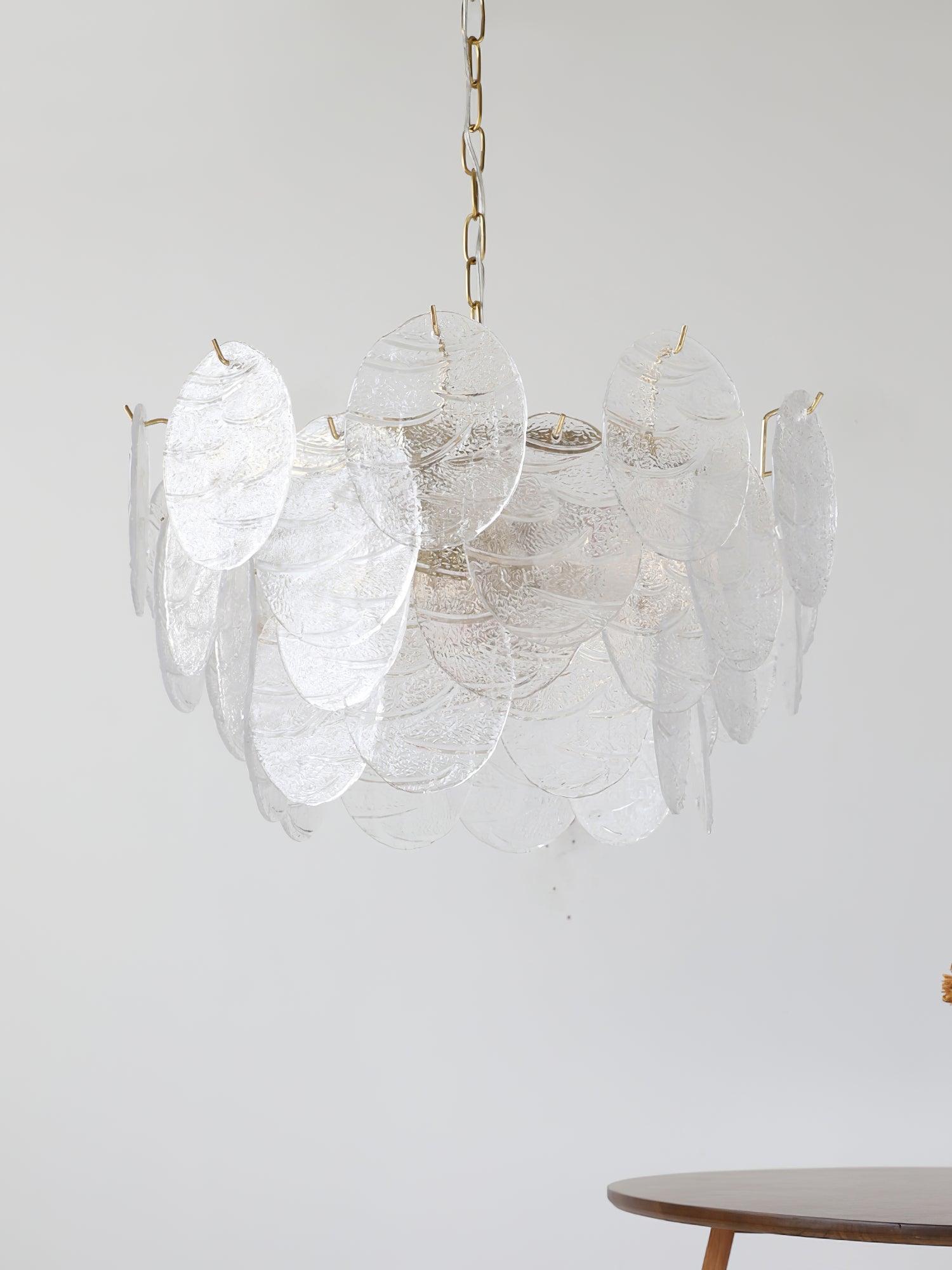 Glass Disc Chandelier