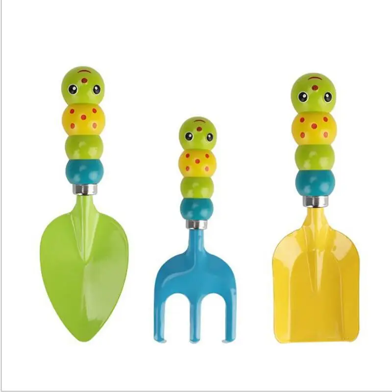 Children's Horticultural Tools Set Potted Plants Flowers Vegetables And Meat Planting Three Piece Set Children's Beach Toys