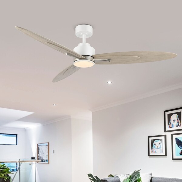 WINGBO 60-in 3-Blades Indoor Ceiling Fan with LED Light and Remote Shopping - The Best Deals on Ceiling Fans | 41287940