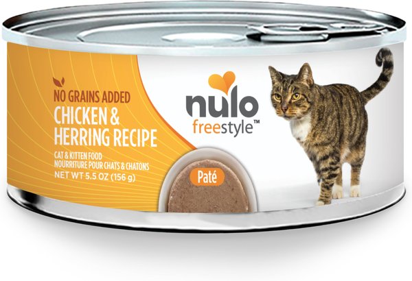 Nulo Freestyle Chicken and Herring Recipe Grain-Free Canned Cat and Kitten Food