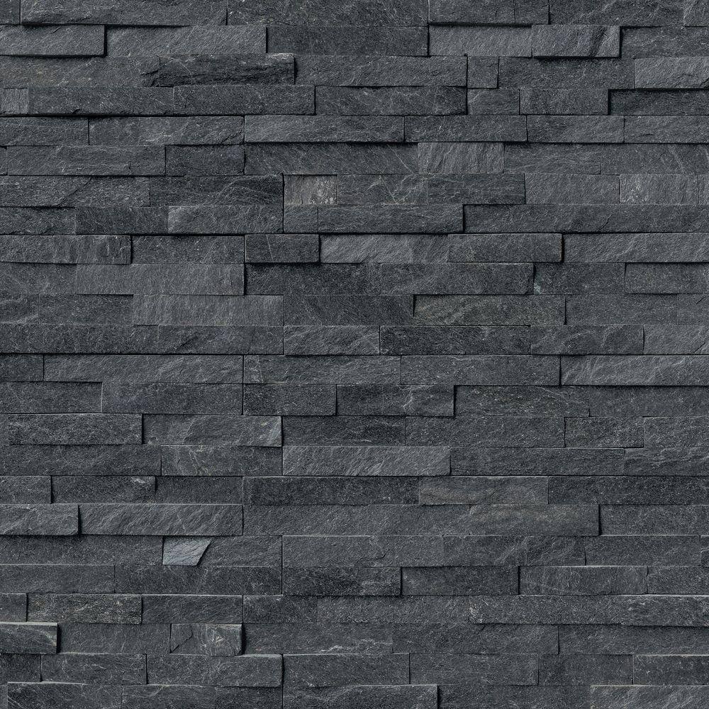 MSI Coal Canyon Ledger Panel 6 in. x 25.52 in. Textured Quartzite Stone Look Wall Tile (6 sq. ft.Case) LPNLQCOACAN624C