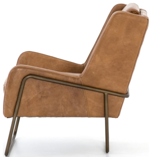 Wilbert Living Chair   Industrial   Armchairs And Accent Chairs   by Marco Polo Imports  Houzz