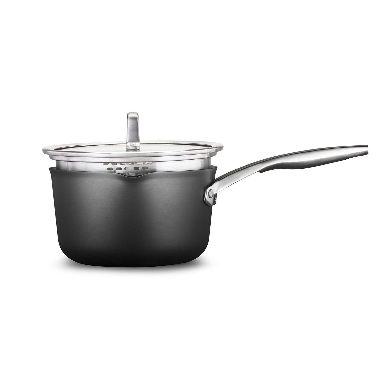 Calphalon Premier HardAnodized Nonstick 35Quart Sauce Pan with Lid  Crowdfused