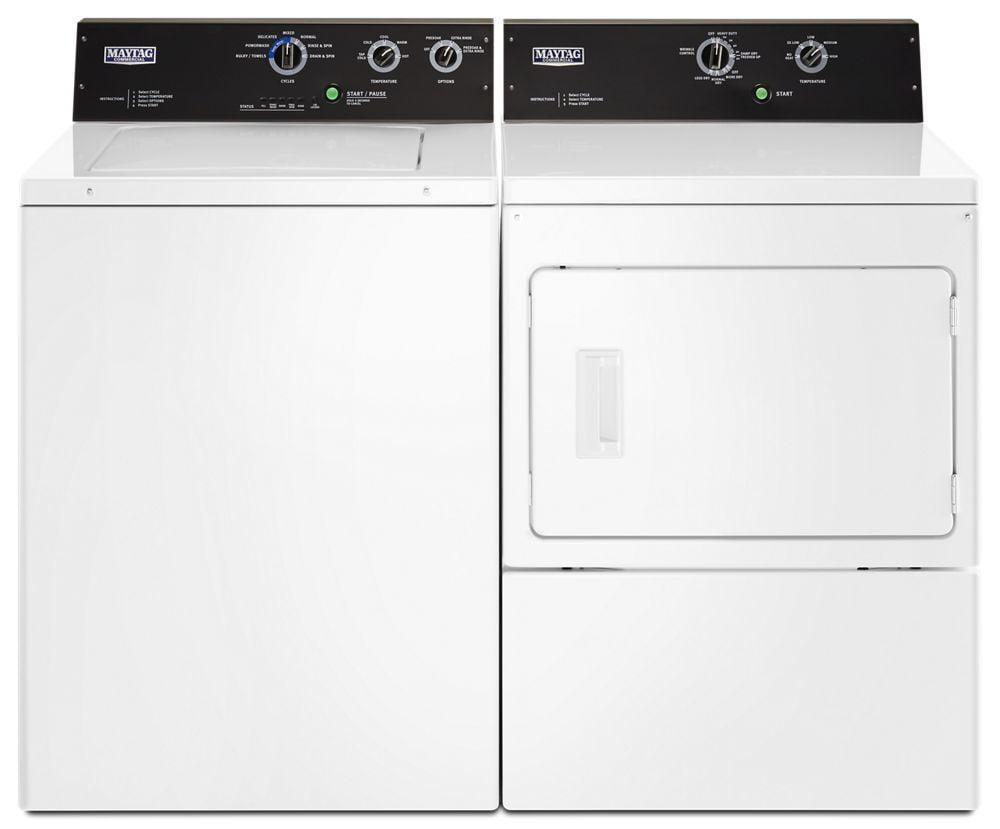 Maytag MVWP575GW 3.5 Cu. Ft. Commercial-Grade Residential Agitator Washer