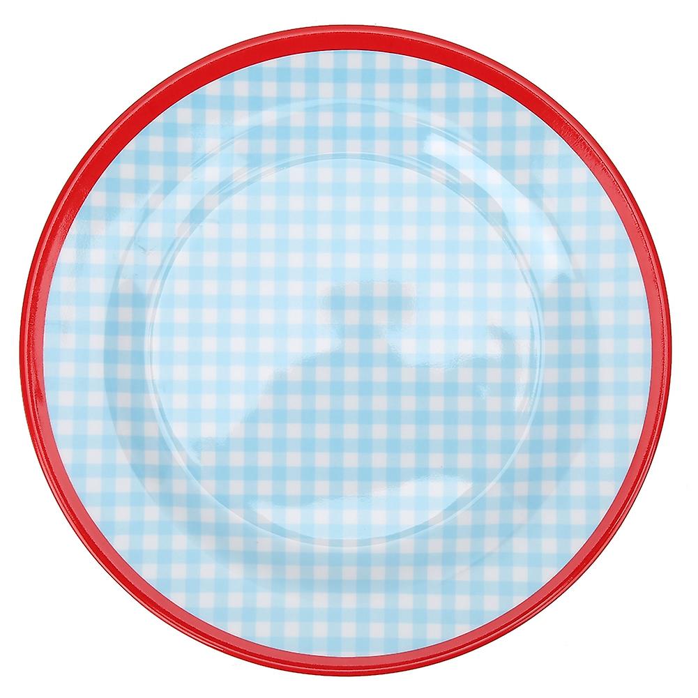 22cm Plate Round Shape Dinner Plate Dish Tableware Kitchen Tool For Home Restaurant Hotel