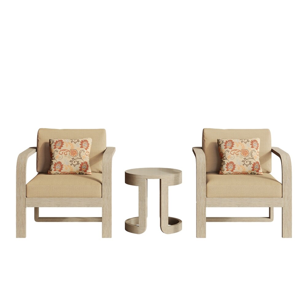 Corvus Annette 3 piece Sunbrella Outdoor Patio Furniture Set