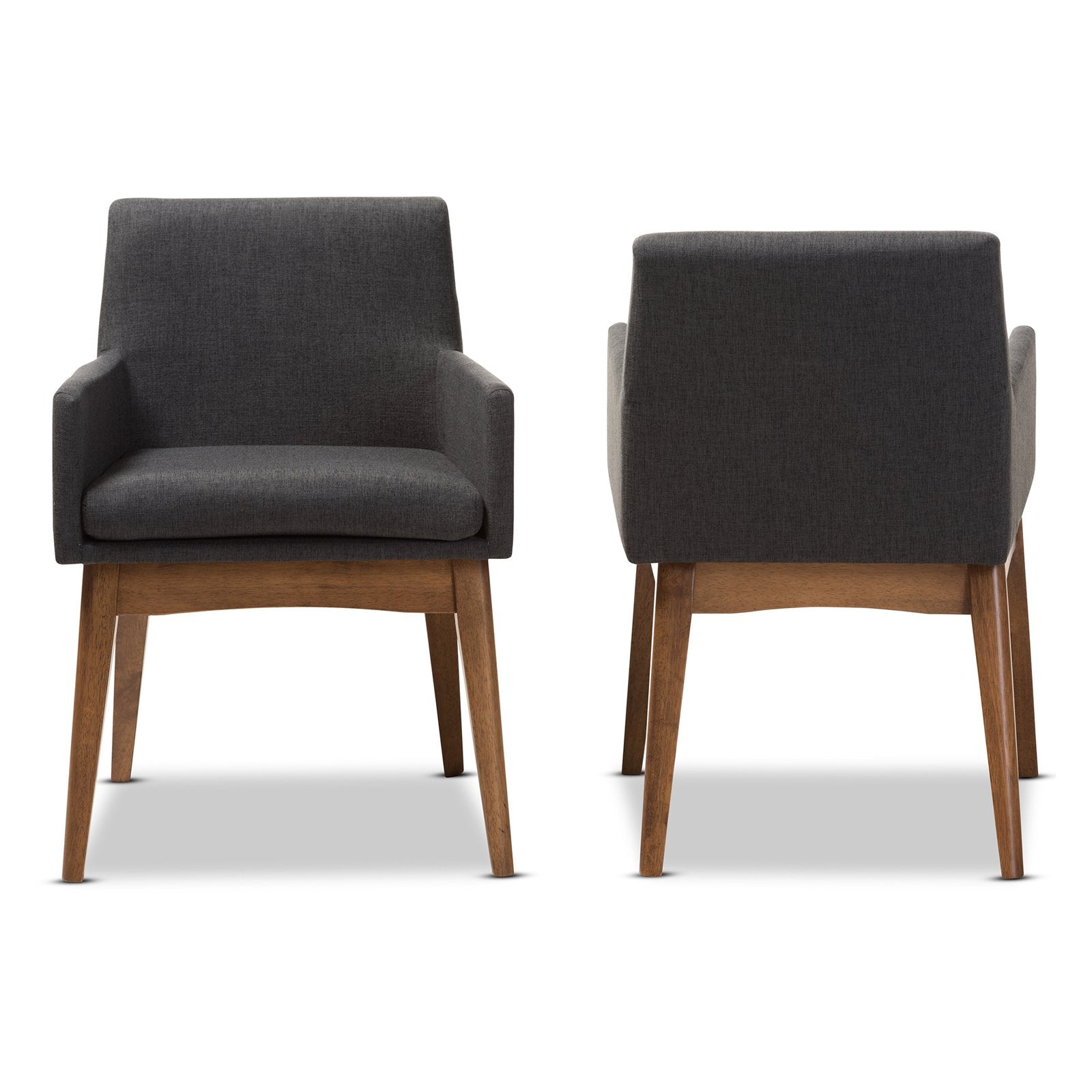 Baxton Studio Nexus Fabric Dining Armchair - Set of 2