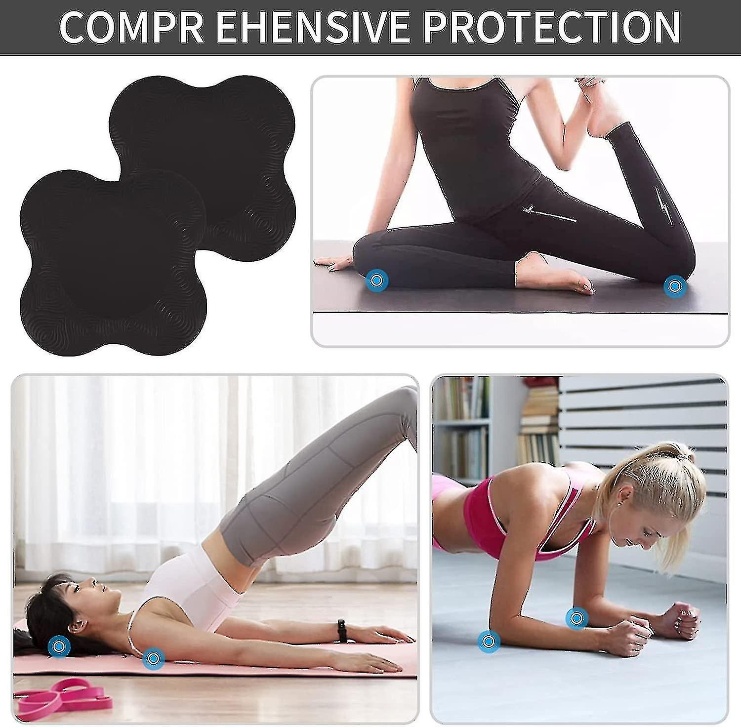 2pcs Non-slip Yoga Knee Pads Mat Yoga Knee Pad Yoga Support Pads For Protection Knees Yoga Knee Pads