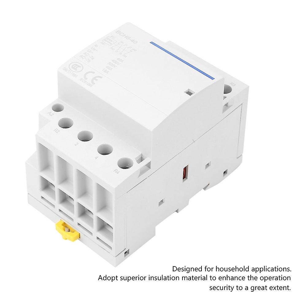 4p 40a 24v/230v 50/60hz Household Ac Contactor 2no2nc (230vac)