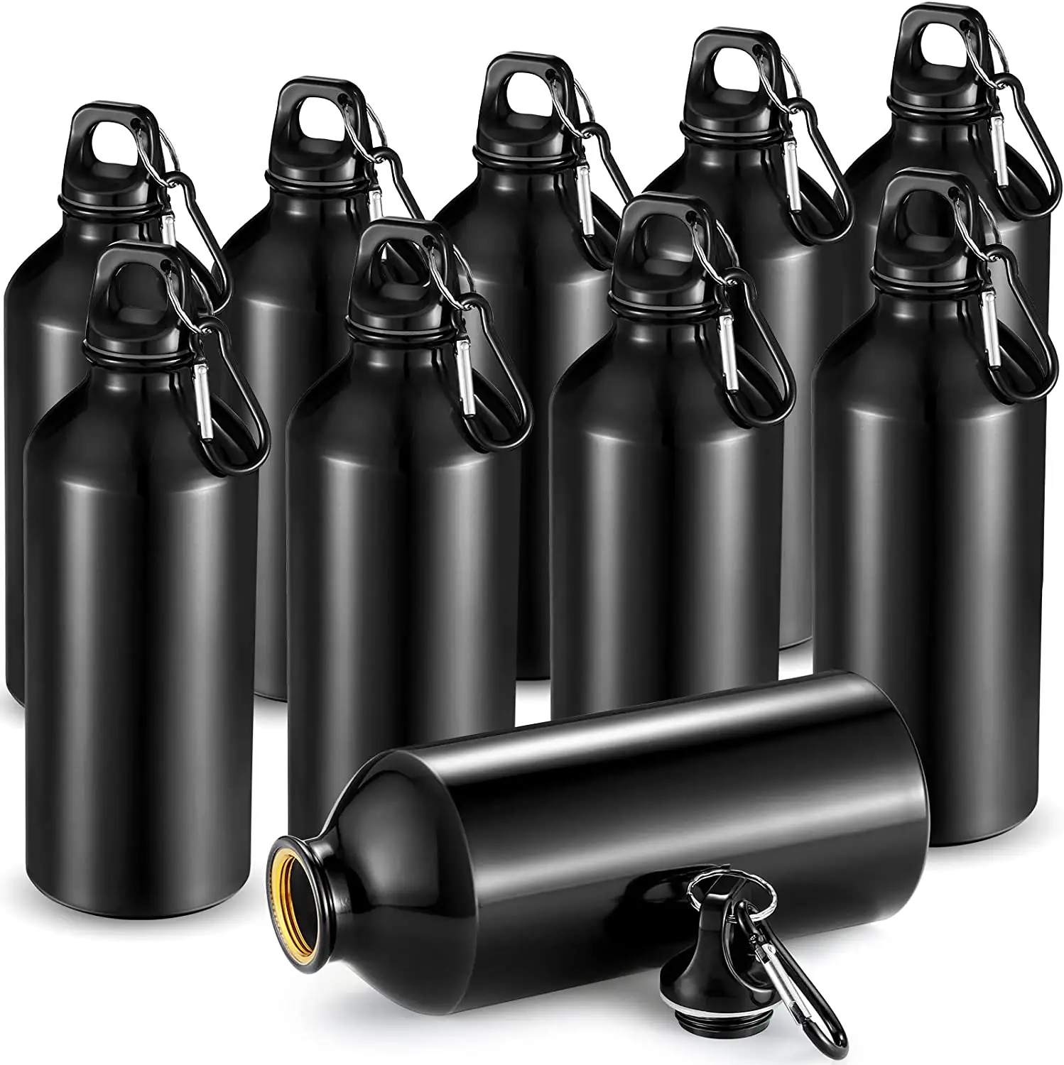 20 OZ 600ml Leak Proof Lightweight Aluminum Gym Travel Water Bottles for Bike Bicycle Camping