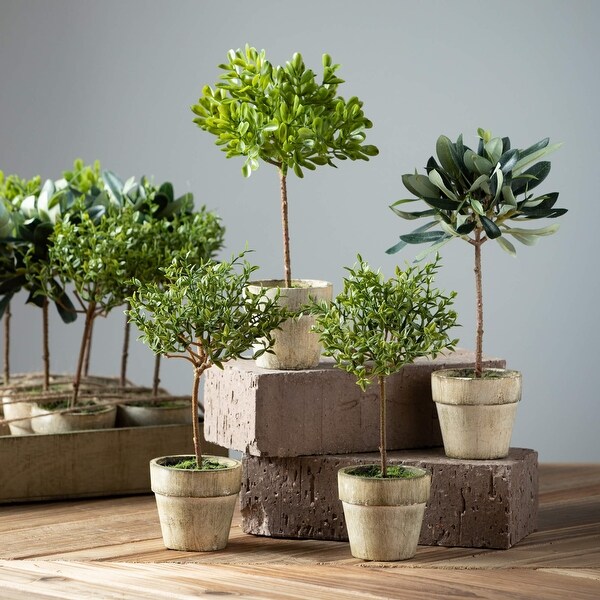 Sullivans 8.5 Artificial Potted Mini Tree Crate Of 12