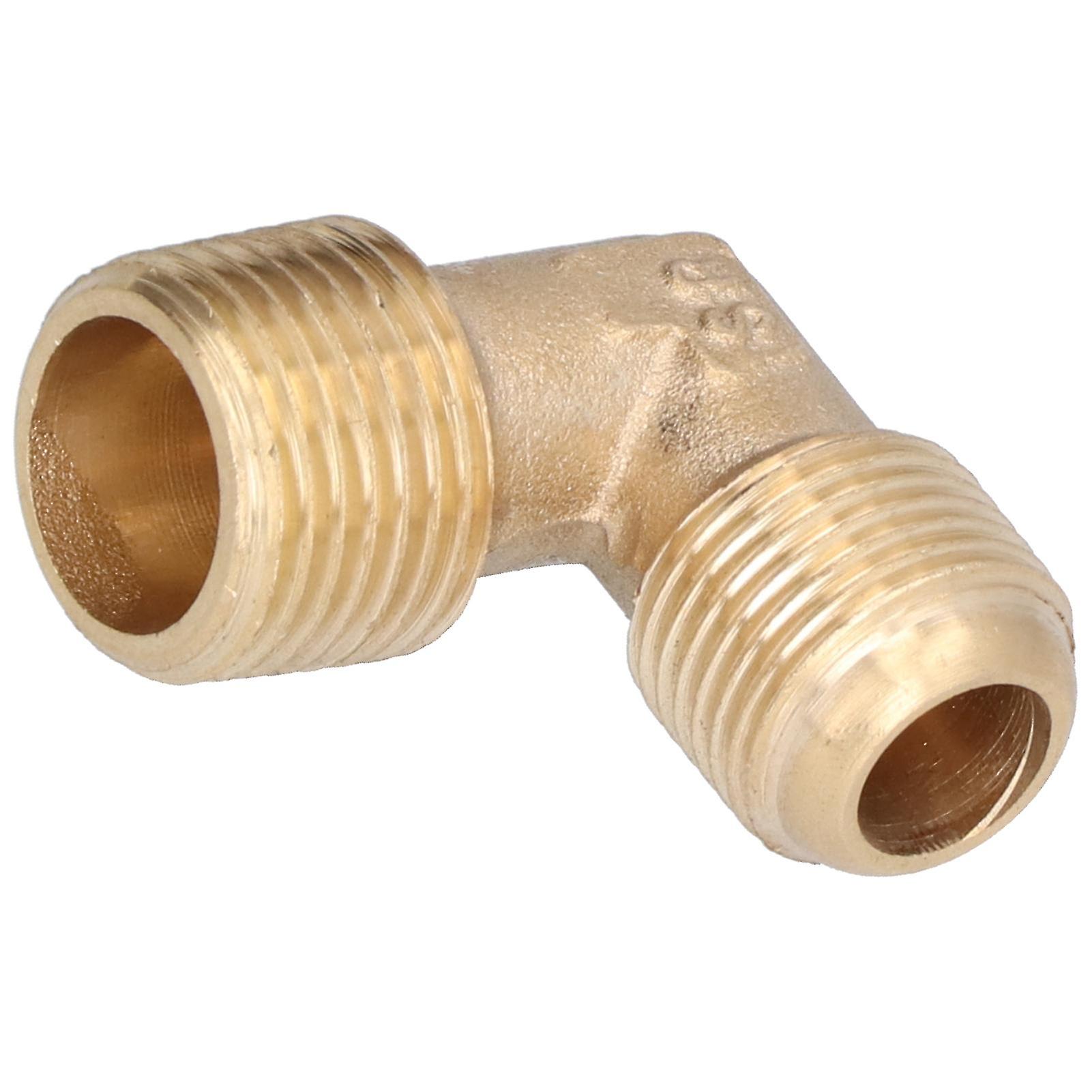 Air Compressor Elbow Brass 90 Degree Male Pipe to Female Pipe Connect Fittings Accessories