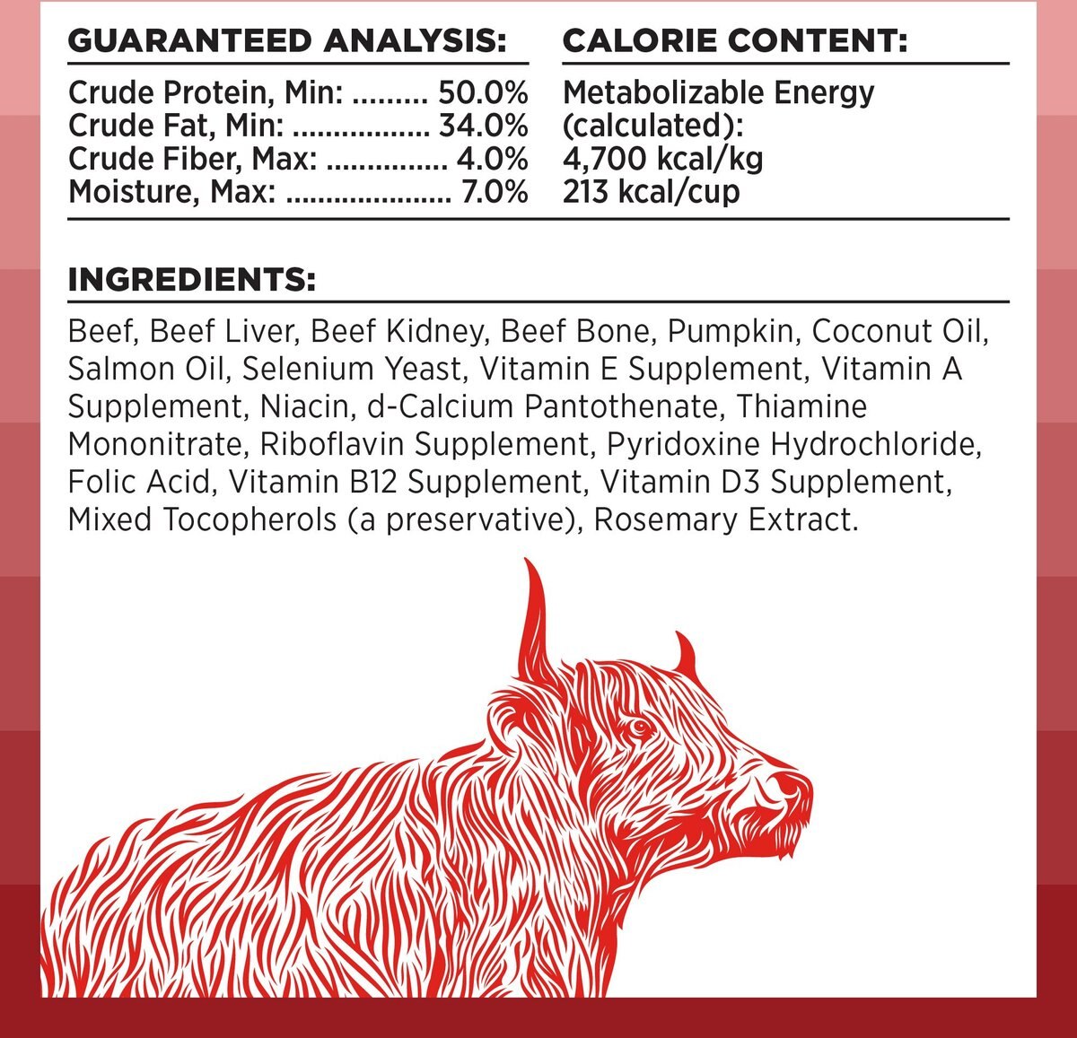 BIXBI Rawbble Beef Recipe Grain-Free Freeze-Dried Dog Food