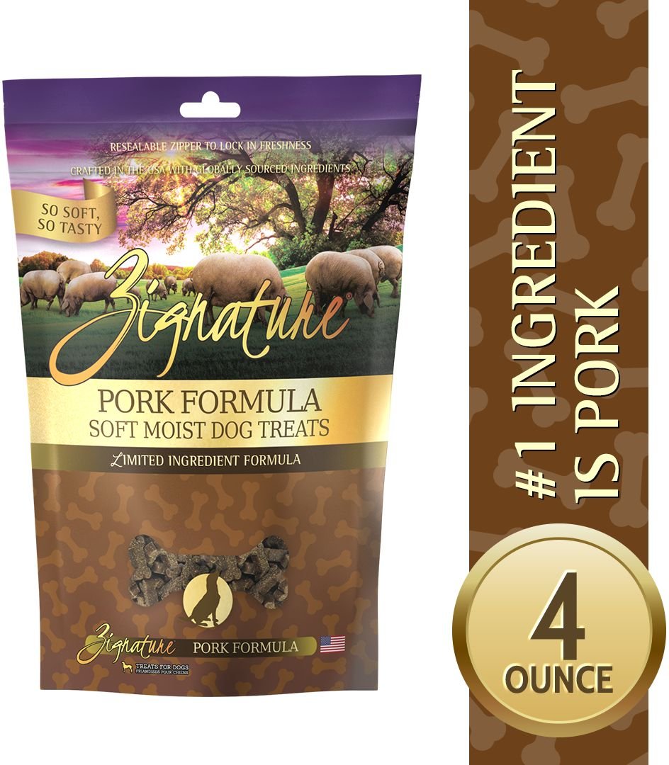 Zignature Pork Flavored Soft Dog Treats