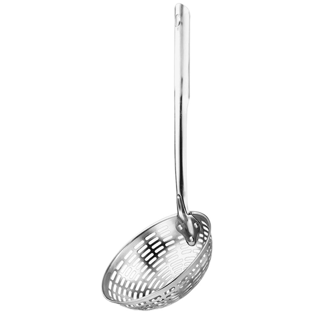 Stainless Steel Kitchen Utensil Food Strainer Colander Spoon Skimmer Ladle With Long Handle