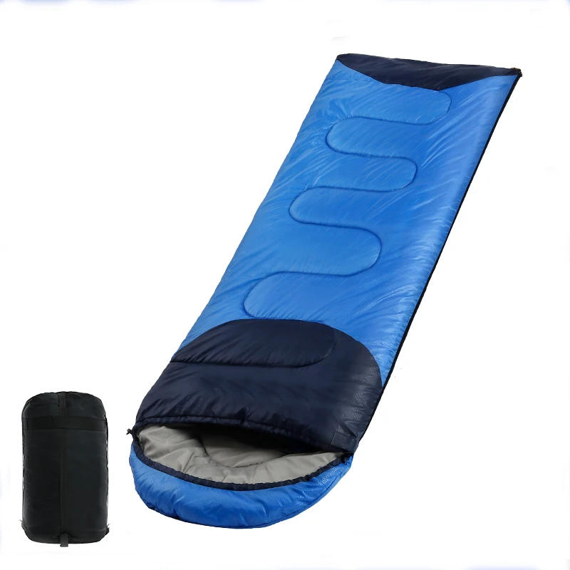 Camping Sleeping Bag Warm Portable Outdoor Spring 0 Degree Winter Cotton Polyester for Adults Camping 3 Season Sleeping Bag