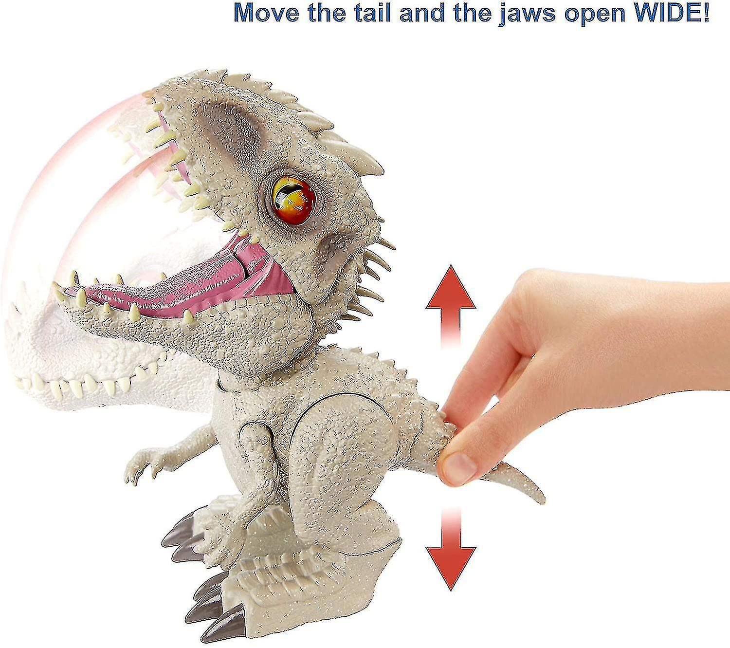 Jurassic World Gmt90 - Feeding Frenzy Indominus Rex With Lights And Sounds， For Children From 4 Years And Up