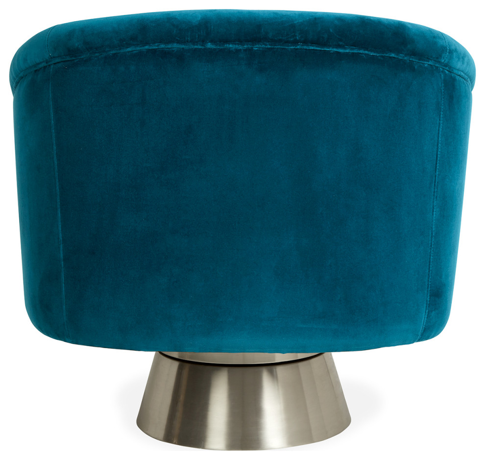 Bacharach Swivel Chair   Contemporary   Armchairs And Accent Chairs   by Jonathan Adler  Houzz