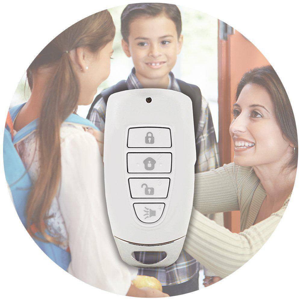 SkyLink Wireless Security Kaychain Remote for Net Connected Home Security Alarm  Home Automation System MK-MT