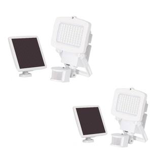 Westinghouse Solar 2000 Lumens White LED Motion Activated Single Head Flood Light (2-Pack) SR33AA01H‐06-2