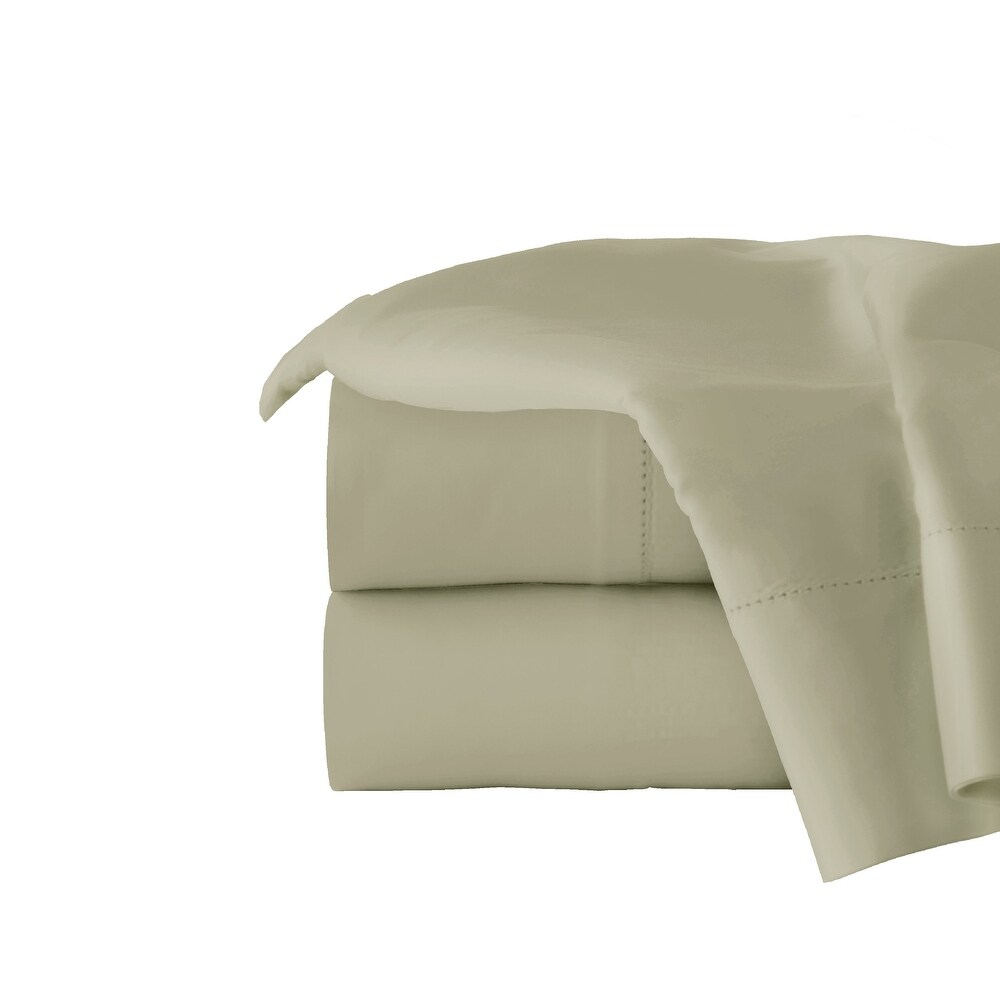 Pointehaven 410 Thread Count Cotton Oversized Bed Sheet Set