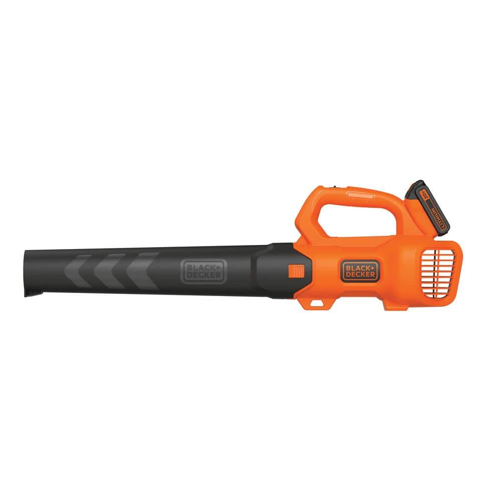 BLACK+DECKER 20V MAX 90 MPH 320 CFM Cordless Battery Powered Handheld Leaf Blower Kit with (1) 2Ah Battery & Charger BCBL700D1