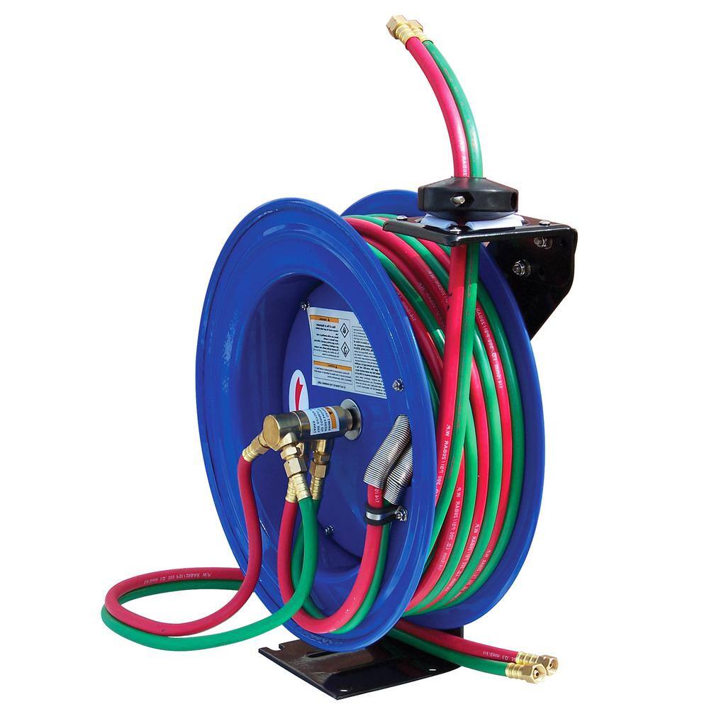 Cyclone Pneumatic 50 ft. Professional Dual-Hose Welding Reel CP3684