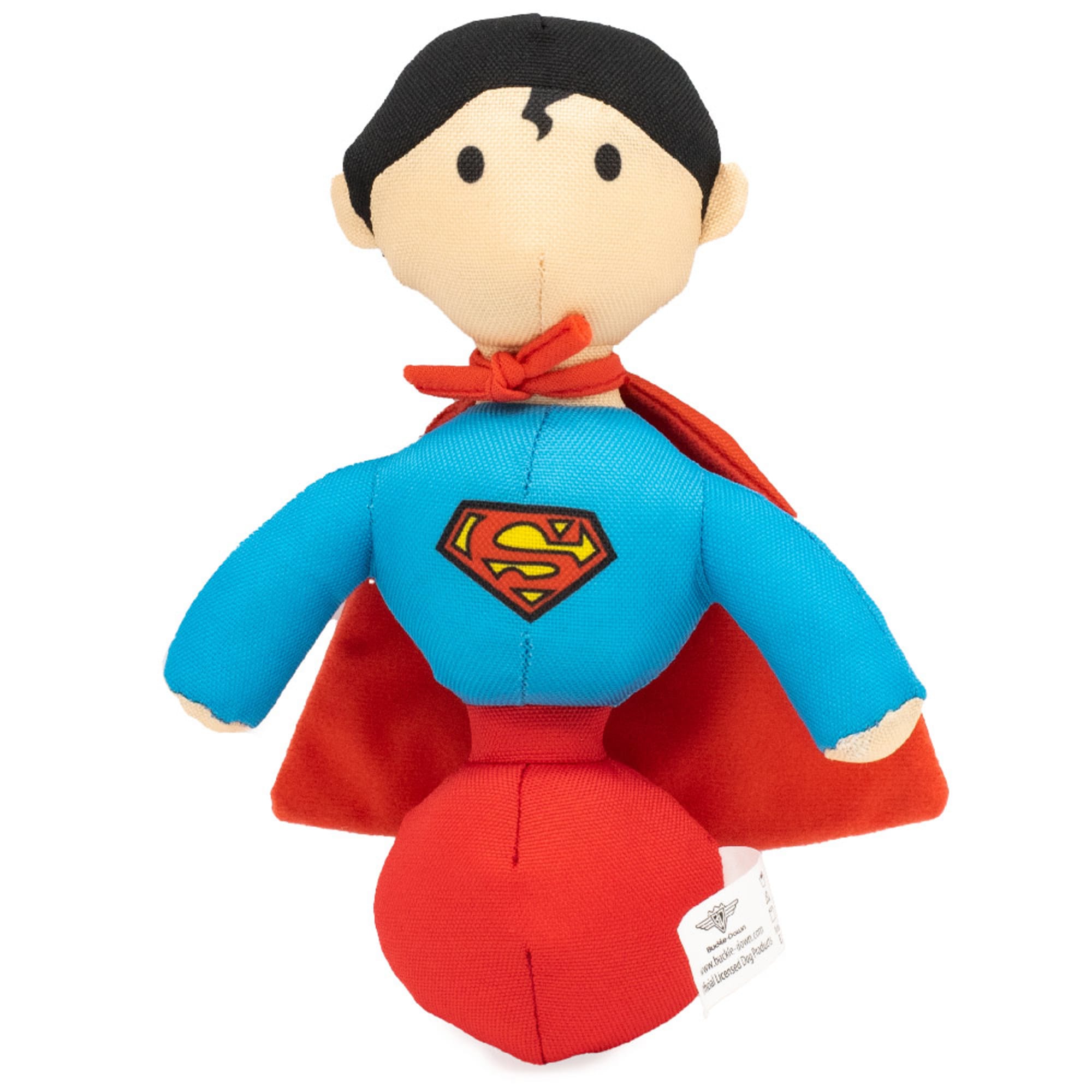 Buckle-Down DC Comics Superman Ball Body Dog Toy， Small