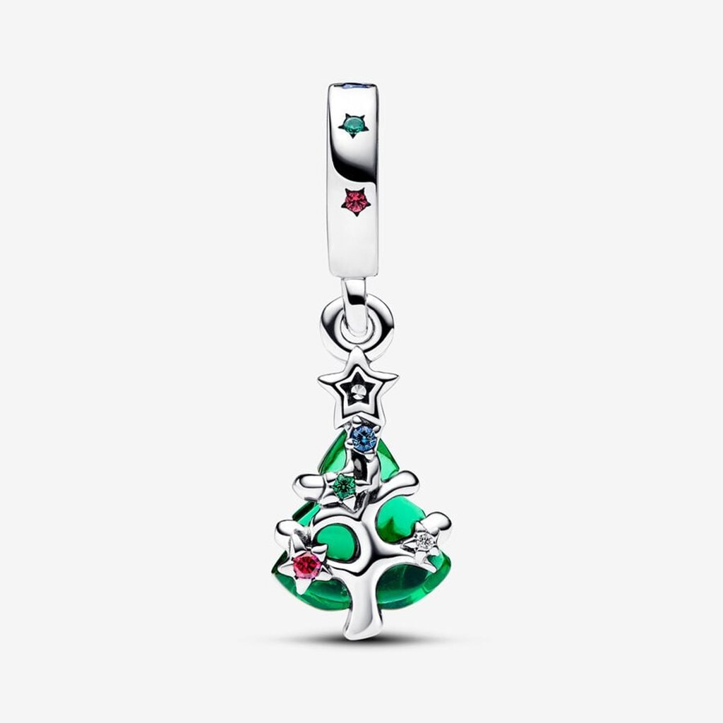 PANDORA  Sparkling Christmas Tree Dangle Charm