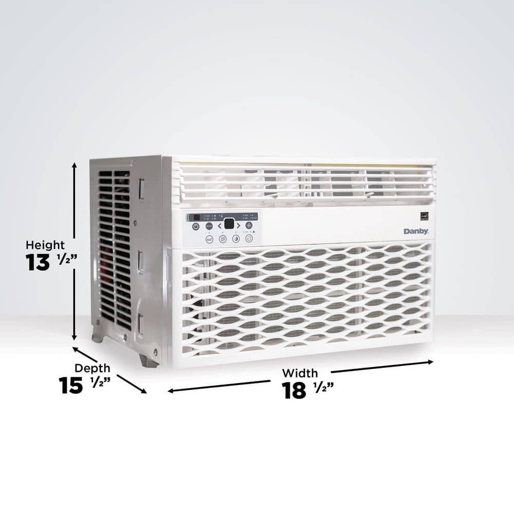 Danby 8000 BTU 115Volt Energy Star Window Air Conditioner with Remote in White