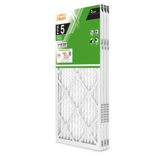 HDX 14 in. x 30 in. x 1 in. Standard Pleated Air Filter FPR 5 MERV 8 (3-Pack) HDX3P5-011430