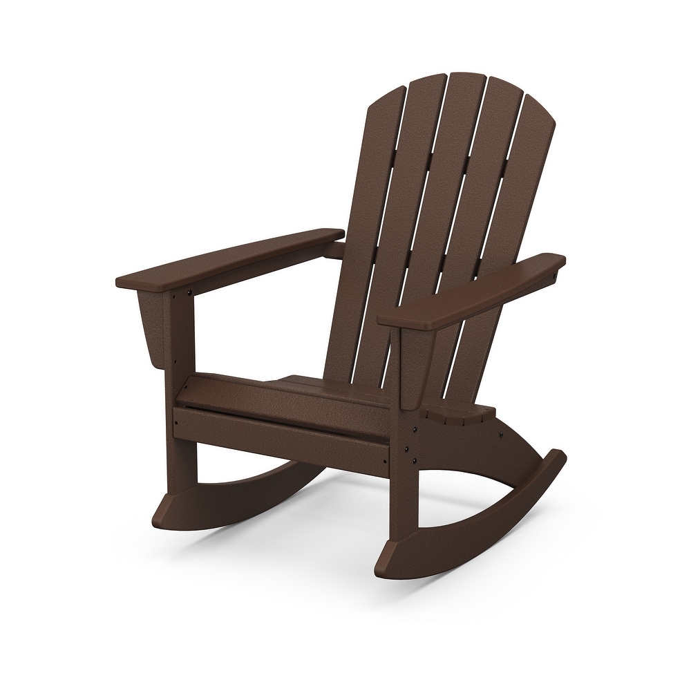 POLYWOOD Nautical Adirondack Rocking Chair