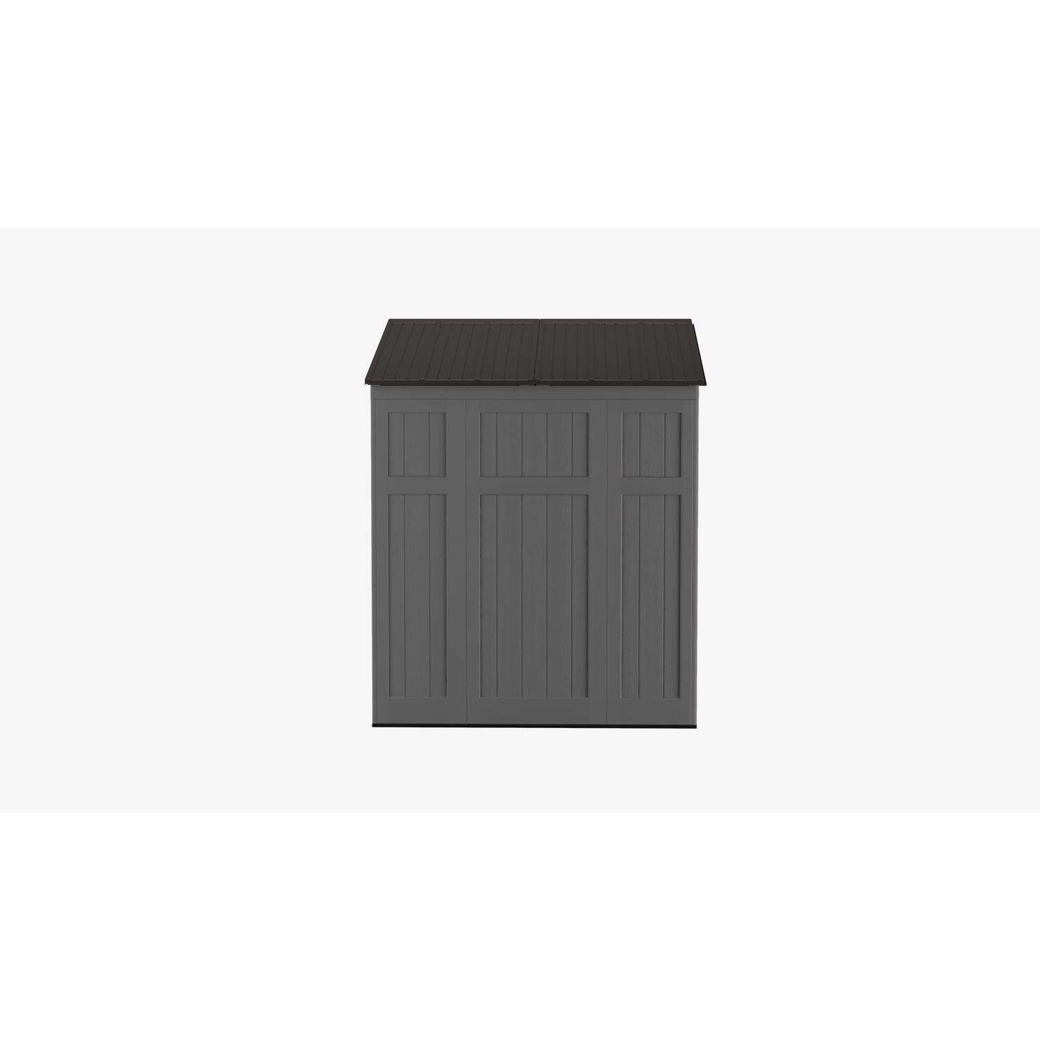 Suncast Modernist 6 ft. x 5 ft. Resin Vertical Pent Storage Shed with Floor Kit