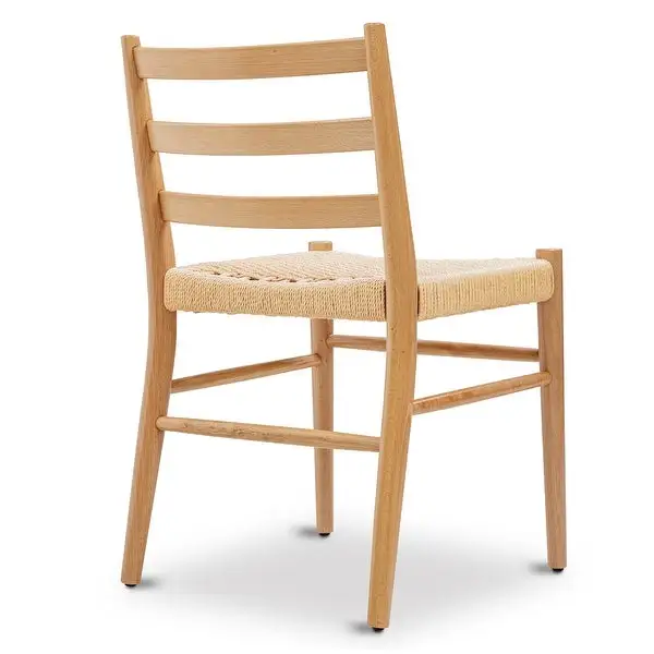 Poly and Bark Ray Dining Chair 2.0 (Set of 2) - Solid Wood Frame