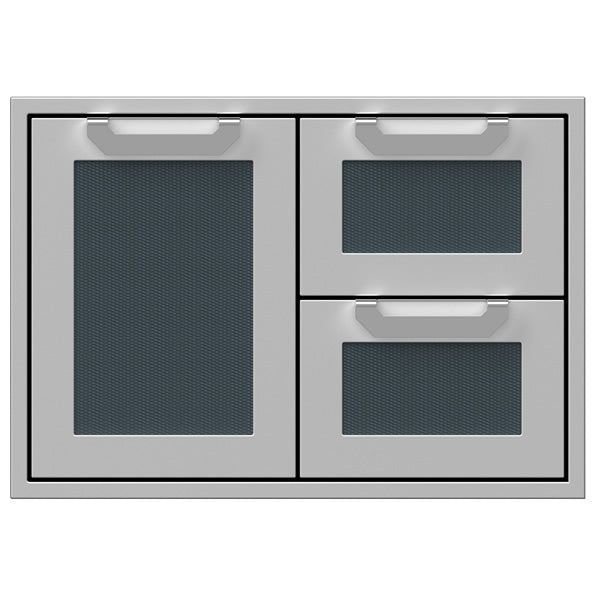 Hestan 30 Double Drawer & Storage Door Combination With Color Options