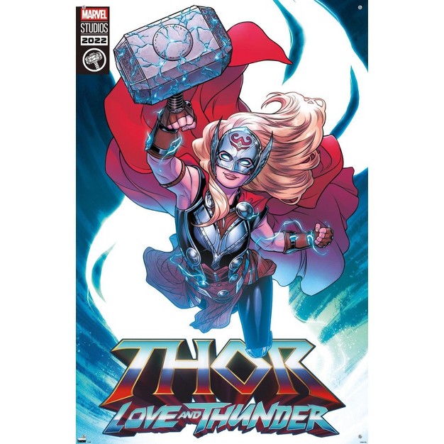 Trends International Marvel Thor Love And Thunder Mighty Thor Comic Unframed Wall Poster Prints