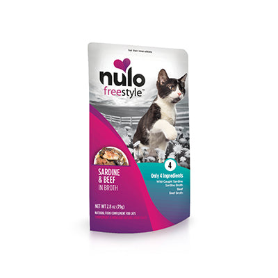 Nulo Freestyle Grain Free Sardine and Beef in Beef Broth Recipe Cat Food