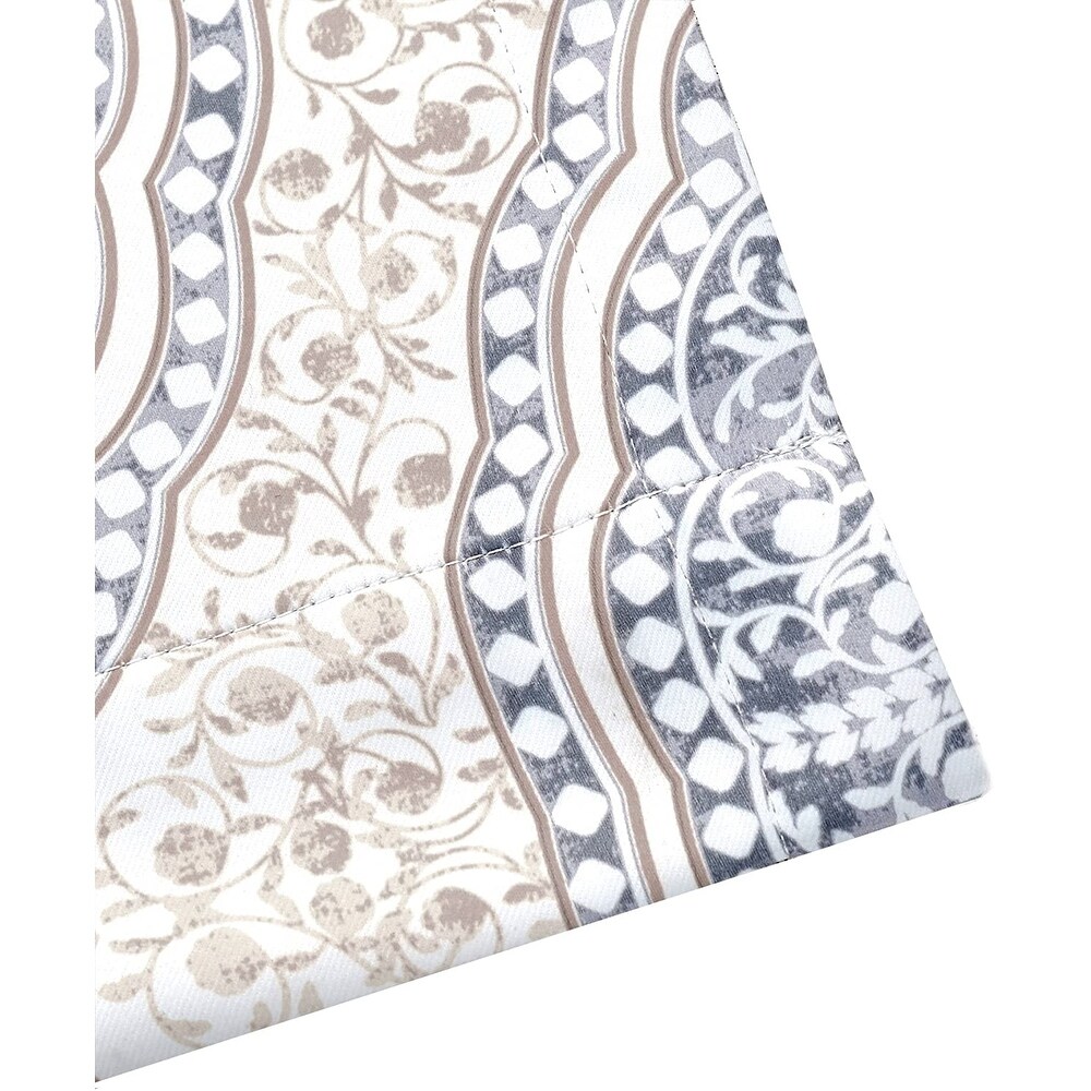 DriftAway Adrianne Pastel Damask Room Darkening Curtain Panel Pair