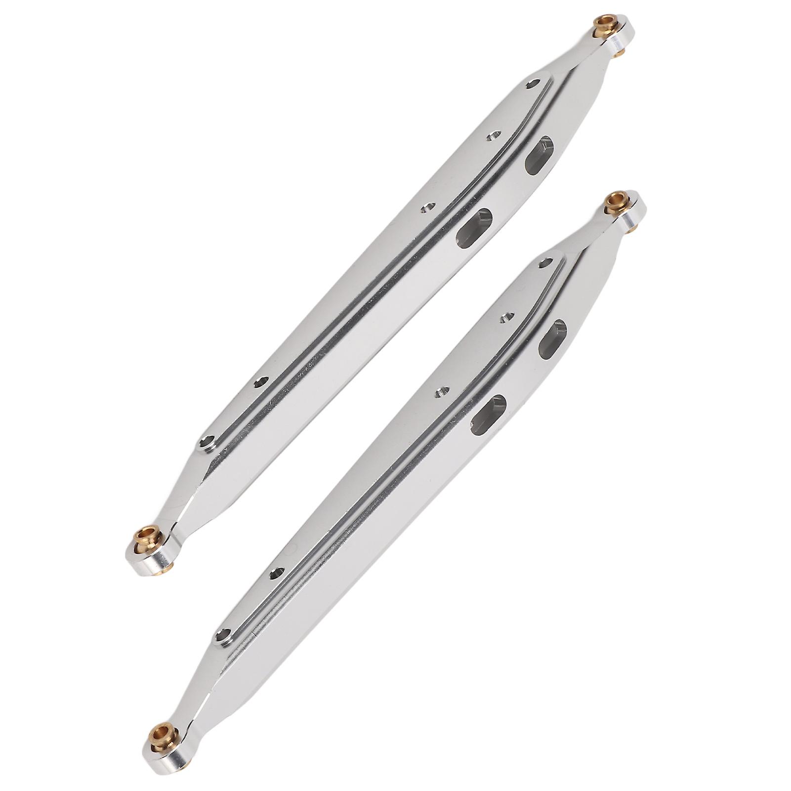 2pcs Rc Rear Trailing Arms High Strength Wear Resistant Aluminum Alloy For Axial Rbx10 For 1/10 Rc Carsilver