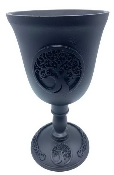 AzureGreen RC023  7 5/8 Tree of Life chalice