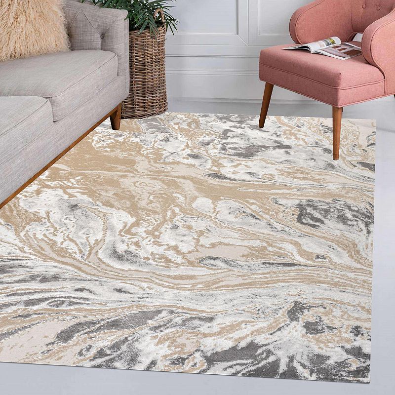 Jonathan Y Swirl Marbled Pattern Area Rug